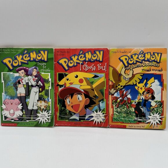 Pokemon Chapter Books Lot of 15 Scholastic Paperback Children's Anime Pikachu - Picture 4 of 16